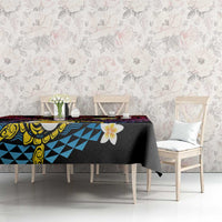 Hawaiian Plumeria Turtle Tribal Spiral Polynesian Tattoo Tablecloth Fanciful Color LT03 - Polynesian Pride
