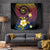 Hawaiian Plumeria Turtle Tribal Spiral Polynesian Tattoo Tapestry Fanciful Color