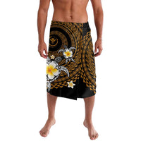 Hawaiian Plumeria Turtle Tribal Spiral Polynesian Tattoo Lavalava Gold Color LT03 Gold - Polynesian Pride