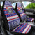 Custom American Samoa Christmas Car Seat Cover Samoan Coat of Arms and Cool Santa Ornament Style LT03 - Polynesian Pride