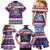 Custom American Samoa Christmas Family Matching Mermaid Dress and Hawaiian Shirt Samoan Coat of Arms and Cool Santa Ornament Style LT03 - Polynesian Pride