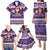 Custom American Samoa Christmas Family Matching Puletasi Dress and Hawaiian Shirt Samoan Coat of Arms and Cool Santa Ornament Style LT03 - Polynesian Pride