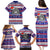 Custom American Samoa Christmas Family Matching Puletasi Dress and Hawaiian Shirt Samoan Coat of Arms and Cool Santa Ornament Style LT03 - Polynesian Pride