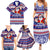 Custom American Samoa Christmas Family Matching Summer Maxi Dress and Hawaiian Shirt Samoan Coat of Arms and Cool Santa Ornament Style LT03 - Polynesian Pride