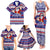 Custom American Samoa Christmas Family Matching Tank Maxi Dress and Hawaiian Shirt Samoan Coat of Arms and Cool Santa Ornament Style LT03 - Polynesian Pride