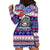 Custom American Samoa Christmas Hoodie Dress Samoan Coat of Arms and Cool Santa Ornament Style LT03 - Polynesian Pride