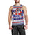 Custom American Samoa Christmas Men Tank Top Samoan Coat of Arms and Cool Santa Ornament Style LT03 - Polynesian Pride