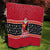 Papua New Guinea Christmas Quilt Santa With Flag Of PNG Polynesian Tribal Xmas Vibe LT03 - Polynesian Pride