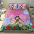 Woman Polynesian Tattoos Bedding Set Tropical Flower - Sweets Vibrant Color