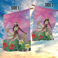 Woman Polynesian Tattoos Garden Flag Tropical Flower - Sweets Vibrant Color LT03 - Polynesian Pride