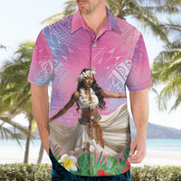 Woman Polynesian Tattoos Hawaiian Shirt Tropical Flower - Sweets Vibrant Color LT03 - Polynesian Pride