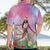 Woman Polynesian Tattoos Hawaiian Shirt Tropical Flower - Sweets Vibrant Color