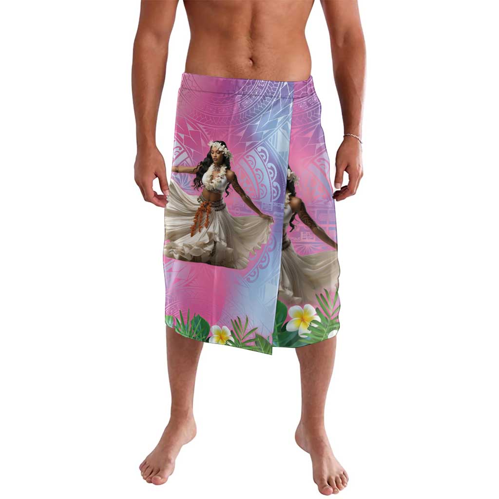 Woman Polynesian Tattoos Lavalava Tropical Flower - Sweets Vibrant Color LT03 Vibrant Gradient - Polynesian Pride