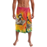 Woman Polynesian Tattoos Lavalava Tropical Flower - Vibrant Hot Color LT03 Vibrant Gradient - Polynesian Pride