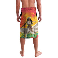 Woman Polynesian Tattoos Lavalava Tropical Flower - Vibrant Hot Color LT03 - Polynesian Pride