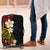 Plumeria Luggage Cover Polynesian Tribal Frangipani Sunset