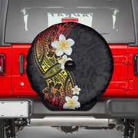 Plumeria Spare Tire Cover Polynesian Tribal Frangipani Sunset LT03 - Polynesian Pride