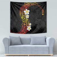 Plumeria Tapestry Polynesian Tribal Frangipani Sunset LT03 - Polynesian Pride