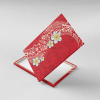 Plumeria Canvas Wall Art Polynesian Tribal Frangipani Red LT03 With Frame Red - Polynesian Pride