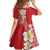 Plumeria Family Matching Mermaid Dress and Hawaiian Shirt Polynesian Tribal Frangipani Red