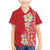 Plumeria Family Matching Mermaid Dress and Hawaiian Shirt Polynesian Tribal Frangipani Red