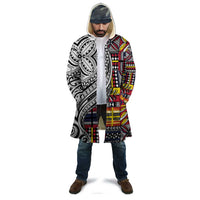 Niue Hiapo and Maori Decoration Tattoos Cloak - Polynesian Pride