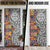 Niue Hiapo and Maori Decoration Tattoos Door Cover - Polynesian Pride