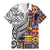 Niue Hiapo and Maori Decoration Tattoos Family Matching Mermaid Dress and Hawaiian Shirt - Polynesian Pride