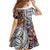 Niue Hiapo and Maori Decoration Tattoos Family Matching Tank Maxi Dress and Hawaiian Shirt - Polynesian Pride