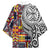 Niue Hiapo and Maori Decoration Tattoos Kimono - Polynesian Pride
