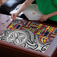 Niue Hiapo and Maori Decoration Tattoos Puzzle - Polynesian Pride