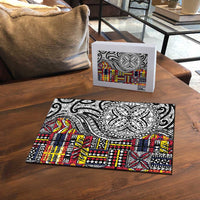 Niue Hiapo and Maori Decoration Tattoos Puzzle - Polynesian Pride