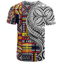 Niue Hiapo and Maori Decoration Tattoos T Shirt - Polynesian Pride
