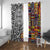 Niue Hiapo and Maori Decoration Tattoos Window Curtain - Polynesian Pride