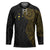 Niue Polynesian Hiapo Tattoo Art Hockey Jersey Half Style Black Gold Color - Polynesian Pride