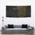 Niue Polynesian Hiapo Tattoo Art Tapestry Half Style Black Gold Color - Polynesian Pride