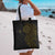 Niue Polynesian Hiapo Tattoo Art Tote Bag Half Style Black Gold Color - Polynesian Pride