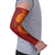 Niue Polynesian Hiapo Tattoo Art Arm Sleeves Half Style Red Yellow Color - Polynesian Pride