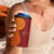 Niue Polynesian Hiapo Tattoo Art 4 in 1 Can Cooler Tumbler Half Style Red Yellow Color - Polynesian Pride
