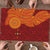 Niue Polynesian Hiapo Tattoo Art Puzzle Half Style Red Yellow Color - Polynesian Pride