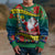 New Caledonia Christmas Kid Ugly Christmas Sweater Santa Claus and Kanak Flag Mix Poinsettia Maori Pattern LT03 - Polynesian Pride