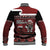 New Zealand Christmas Baseball Jacket Meri Kirihimete Aotearoa Warrior on Waka with Maori Art Tattoo