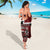 New Zealand Christmas Sarong Meri Kirihimete Aotearoa Warrior on Waka with Maori Art Tattoo