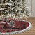 New Zealand Christmas Tree Skirt - Meri Kirihimete Aotearoa Warrior on Waka with Maori Art Tattoo