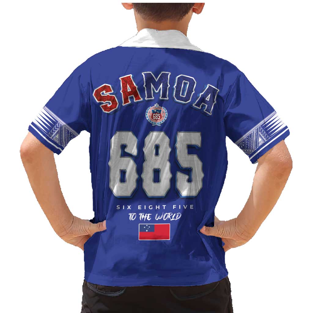 Toa Samoa Rugby Family Matching Mermaid Dress and Hawaiian Shirt Six Eight Five to The World