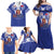 Toa Samoa Rugby Family Matching Off Shoulder Maxi Dress and Hawaiian Shirt Six Eight Five to The World