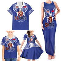 Toa Samoa Rugby Family Matching Tank Maxi Dress and Hawaiian Shirt Six Eight Five to The World