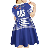 Toa Samoa Rugby Kid Short Sleeve Dress Six Eight Five to The World