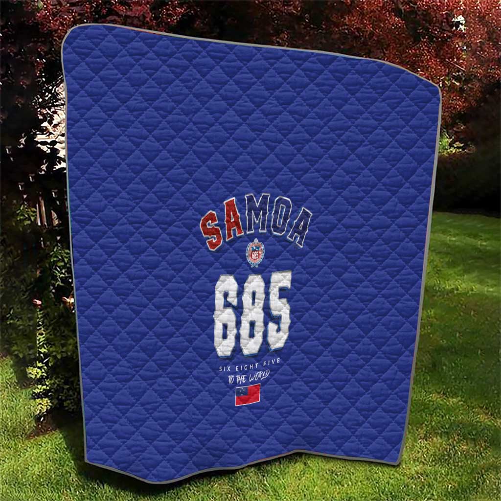 Toa Samoa Rugby Quilt Six Eight Five to The World