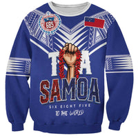Toa Samoa Rugby Sweatshirt Six Eight Five to The World